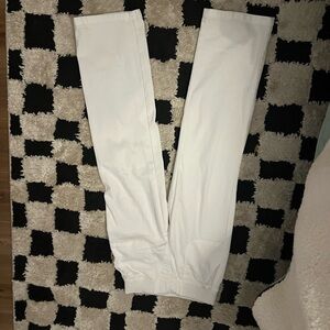 Flare jeans stretchy waist perfect fit. Wide leg stretchy comfort all over fit